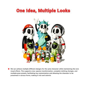 Nueva Llegada, Estatua de Resina Personalizada en 3D, Modelo Coleccionable, Juguete de Dibujos Animados, Escala 1:18, Adorno Decorativo para Regalo - Product Image 5