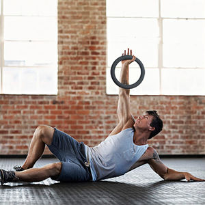 सामान निर्माता सिलिकॉन पावर रिंग डम्बल होम फिटनेस व्यायाम के लिए शक्ति प्रशिक्षण शक्ति अंगूठी पट्टी - Product Image 6