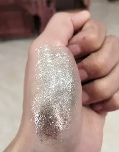 Großhandel beliebte bling bling Diamant Abendessen schimmern Silber pulver Pigment für Lidschatten Nagellack