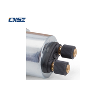 Capteur de pression d'huile en acier inoxydable 10 mm 0-10 bars avec alarme et connecteur pour panneau de commande de générateur diesel VDO 1/8NPT