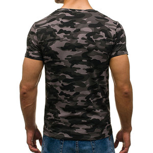 Camisas tácticas personalizables para exteriores de alta calidad, Camuflaje ligero de secado rápido, camisetas de manga corta, medias mangas de camuflaje - Product Image 2