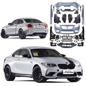 Auto Facelift reparación Kit de cuerpo para <span class=keywords><strong>BMW</strong></span> Serie 2 F22 F23 2014-2022 Actualización de M2C M-de F87 de fuselaje ancho estilo con guardabarros - Product Image 1