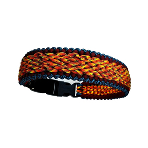 Navrit Creation Nylon Eco-Friendly Striped Scarf <b>Dog</b> Collar Buckle Closure Classic Style Medium Breed <b>Dogs</b> All Seasons Hand Wash - Product Image 4