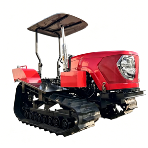 รถแทรกเตอร์ตีนตะขาบ Mingzhaosifang รุ่น Bibo Heavy Duty 80 แรงม้า พร้อมอุปกรณ์เสริมครบชุดสำหรับงานไถพรวนและขุดร่อง - Product Image 4