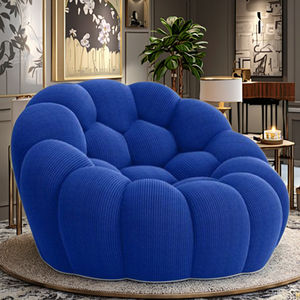 رائج البيع صافي كريم أحمر الرياح لينة دعم الفاخرة 3D منحني المخملية تصميم عصري مريحة أريكة عارية الصنع لغرفة المعيشة - Product Image 6