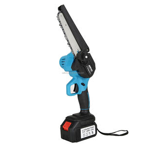 Mini <span class=keywords><strong>scie</strong></span> à batterie 4 ''Mini <span class=keywords><strong>scie</strong></span> à chaîne <span class=keywords><strong>électrique</strong></span> sans fil 21V <span class=keywords><strong>pour</strong></span> <span class=keywords><strong>couper</strong></span> les <span class=keywords><strong>branches</strong></span> de petits arbres Deux piles - Product Image 5