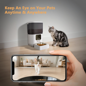 2-in-1 tự động New OEM/ODM Pet Feeder Dog Food Dispenser mèo Dog Feeder Pet bát đặt công suất lớn với nước quả - Product Image 5