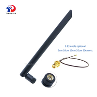 High Gian 7dBi Lora 433Mhz Antena Inalámbrica Lte 4G Comunicación Látigo 868M 915M Antena de goma