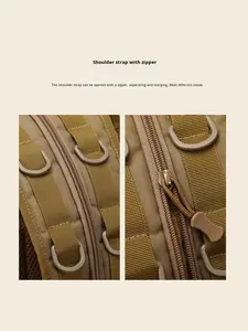 <span class=keywords><strong>Mochila</strong></span> de viaje para senderismo al aire libre, <span class=keywords><strong>mochila</strong></span> para <span class=keywords><strong>Crossfit</strong></span>, <span class=keywords><strong>mochila</strong></span> de hombro táctica de pequeña utilidad, paquete de bolsas para hombres y mujeres de 35L - Product Image 6