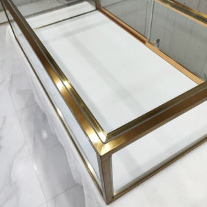 Tùy chỉnh thép không gỉ kệ trưng bày cho máy tính để bàn thân thiện với môi Countertop lưu trữ với bụi che cho vàng ngọc Vòng đeo tay - Product Image 4