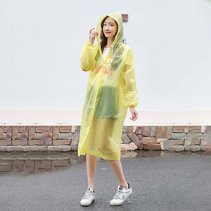 High Quality Outdoors PE <strong>Raincoat</strong> Disposable Waterproof Portable <strong>Light</strong> Durable Fashion Custom PE <strong>Raincoat</strong> - Product Image 2