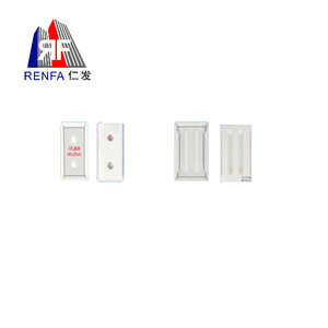 แม่พิมพ์ระบายน้ำพลาสติกพีวีซีสีขาวแบบทันสมัยสำหรับวิลล่าคอนกรีตรับประกัน1ปี - Product Image 5