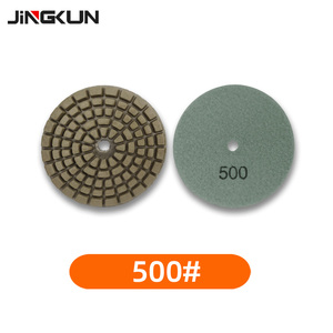 4-дюймовый (100 мм) мокрый алмазный абразивный диск на смоляной связке для обработки бетона, камня, мрамора, гранита, кварца, плитки, терраццо - Product Image 5