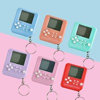 Porte-clés puzzle en plastique classique nostalgique pour mini console de jeu portable, cadeau créatif, vente en gros