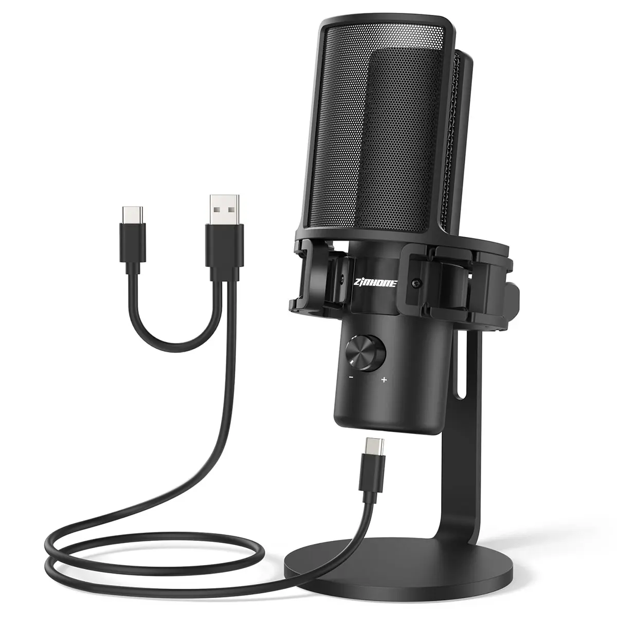 OEM Factory Studio Podcast Equipment Gaming Stream Recording Desktop USB Condenser Mic Microphone