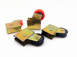 Usine rodamiuentos para ventanas L20 L25 L5000 roues à rouleaux en <span class=keywords><strong>Nylon</strong></span> pour fenêtres en aluminium - Product Image 4