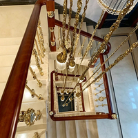 Balustre d'escalier en laiton européen personnalisé, poteau décoratif en métal pour la rénovation des rampes d'escalier de maisons résidentielles et de villas