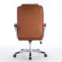 Chaise de direction moderne en cuir PU Chaises de bureau ergonomiques et confortables Chaise pivotante pour salle de réunion
