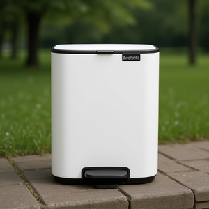 Cestino a Pedale Brabantia Cubo 4 L Bianco per Rifiuti da Cucina - Product Image 3