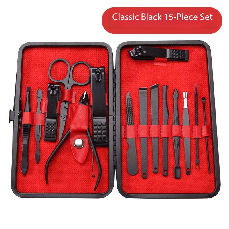 Black and Red 15-piece Set