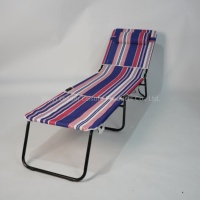 Sac à dos Leader Chaises de plage inclinables à plat, chaise de bronzage face vers le bas, lit de camp portable de camping pliant