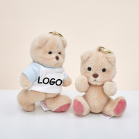 Peluche Lapin Articulé 13CM Lina Bear avec Logo Personnalisé, Pendentif en Peluche Douce, Cadeaux de Pâques, Noël, Thanksgiving, Jouet en Peluche
