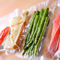 Sac de nourriture sous vide à grain net sac de conservation frais ménage épaissi nylon évacué boulette sac de compression scellé