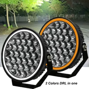 2023 New 37pcs 5W 9'' 185W 12500LM Without Screw E9 E-Mark 9 Inch Spotlight LED Round Driving Spot Light
