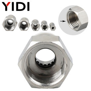 PCF 4 10 4mm 6mm 8mm 10mm a 1/8 1/4 3/8 1/2 BSP femmina in filo ottone Push in montaggio pneumatico per connettore tubo aria - Product Image 3