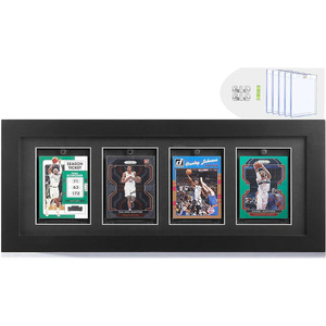 Wooden Sports Card Storage Box Wall Mounted Rectangle Transparent Collection <b>Frame</b> - Product Image 2