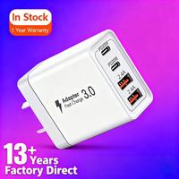 Adaptateur Secteur en Gros Prise US EU 20W Ultra-Mince USB-C PD 40W Type C Chargeur Téléphone Secteur Rapide 40W