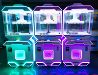 Jeux Playfun Lucky Prize Machine 40 Clips POPO Clamp Prize Tech Space Bunny Rabbit Clip Gift Game Machine