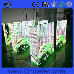 كبير شاشة LED الجدار الفيديو عالية في الهواء الطلق شاشة تلفاز بالعين المجردة 3D عرض لوحة الإعلانات الرقمية بناء شاشة جدارية لعرض الفيديو