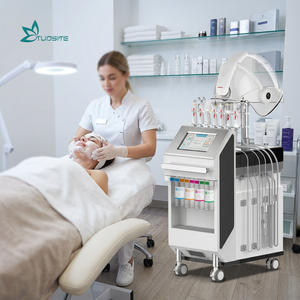 Machine faciale à oxygène 10 en 1, 7 couleurs LED PDT, masque à oxygène musical, hydra-dermabrasion, nettoyage en profondeur, rajeunissement de la peau - Product Image 1