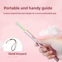 Penunjuk Laser Bisnis JF Berdaya Tinggi Sinar Hijau, Dapat Diisi Ulang USB, Logam Aluminium Alloy untuk Luar Ruangan, Berperingkat IP20, Model Kantor Penjualan untuk Meja