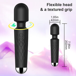 All'ingrosso altri prodotti di massaggio del viso massaggiatore del corpo vibrazione della bacchetta magica vibratore giocattoli del sesso per donna - Product Image 3