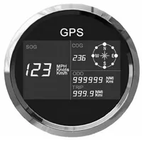 Compteur de vitesse GPS numérique réglable, rétro-éclairage Multiple, odomètre de pignon de moto, kilométrage compteur de voyage