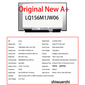 Layar LCD Laptop Slim 15.6" Grosir LQ156M1JW06 LQ156M1JW08 N156FHM-N4K LQ156M1JW16 LQ156M1JW17 LQ156M1JW18 LQ156M1JW22 - Product Image 2