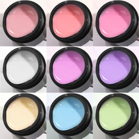 Gel UV professionnel à marque privée OEM, 108 couleurs, gel dur de construction 1kg en vrac pour salon, sans chaleur, longue durée