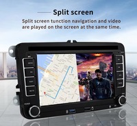 Lecteur multimédia Android Volkswagen VW 2 Din, autoradio avec CarPlay, GPS, WiFi, Bluetooth, DSP, écran tactile