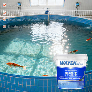 Paysage étang à poissons <span class=keywords><strong>Peinture</strong></span> d'élevage spéciale Résistant à l'usure Antifouling <span class=keywords><strong>Peinture</strong></span> imperméable Aquaculture <span class=keywords><strong>Peinture</strong></span> écologique à base d'eau - Product Image 2