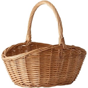 Cesta <span class=keywords><strong>de</strong></span> Almacenamiento Ovalada Tejida a Mano <span class=keywords><strong>de</strong></span> Mimbre <span class=keywords><strong>de</strong></span> Sauce, Ecológica, Moderna, para Verduras, <span class=keywords><strong>Frutas</strong></span>, Picnic, <span class=keywords><strong>Regalo</strong></span> <span class=keywords><strong>de</strong></span> Navidad, Pequeña - Product Image 4