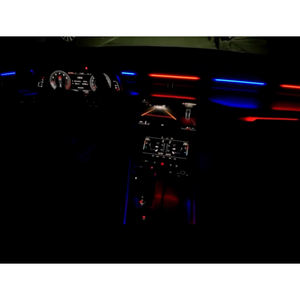 Éclairage d'ambiance intérieur de voiture à LED Symphony 256 couleurs, mise à niveau, décoration pour Audi A6 C8 2019-2025, accessoires de garniture - Product Image 6