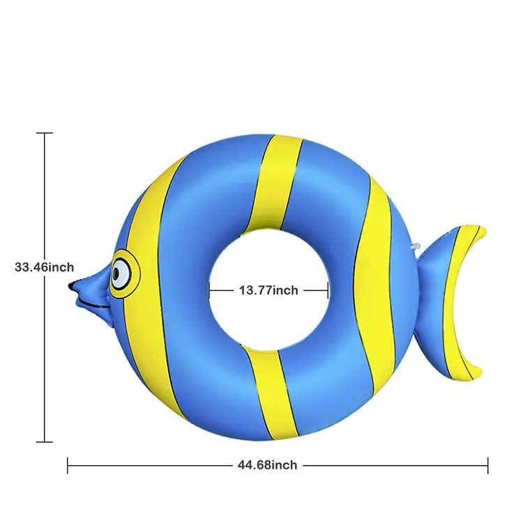 B01 anello gonfiabile per bambini anello gonfiabile per nuoto per bambini anello gonfiabile per bambini pesce d'acqua galleggiante