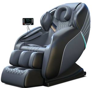 C98 OEM 3D silla eléctrica de gravedad cero 4D masaje de cuerpo completo Shiatsu calefacción raspado portátil plegable L silla de masaje de pista - Product Image 1