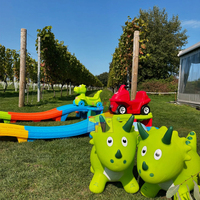Rampe de dessous de verre pour tout-petits d'arrière-cour et roues en cliquant Descente Thrill Kids Ride on Toy up and Down Roller Coaster