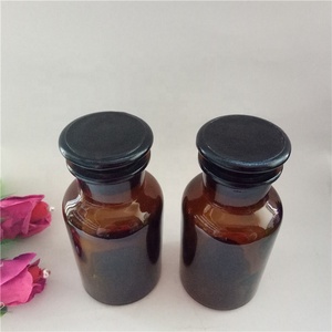 1000ml 500ml 250ml 125ml 60ml 30ml <strong>Wholesale</strong> Wide Mouth Glass <strong>Amber</strong> Apothecary <strong>Jars</strong> with Lids - Product Image 5