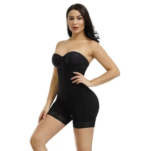 <strong>Strapless</strong> <strong>Shapewear</strong> <strong>Bodysuit</strong> Postpartum Fajas Tummy Control Triangle Style Body Shaper Full Body <strong>Shapewear</strong> - Product Image 4