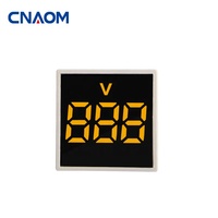 Vente en gros moins cher AC 60-500V Voltmètre AD16-22VM Signal lumineux Affichage numérique voyant