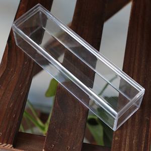 אקריליק שקוף תיבת תצוגה, מותאם אישית אורגני זכוכית שקוף קלטת כיסוי, חותמת אחסון תצוגת תיבת קלטת הזזה כיסוי - Product Image 5